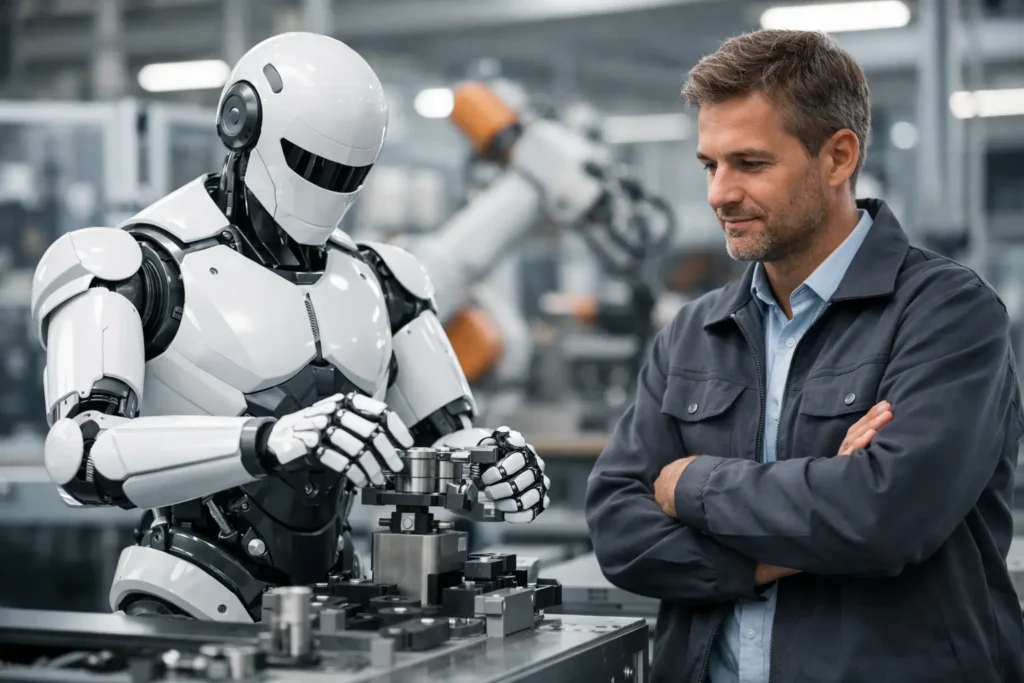 Roboter gegen Fachkräftemangel einsetzen