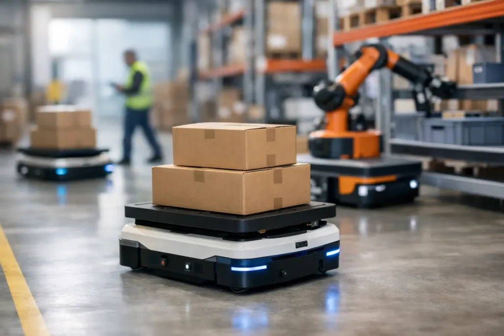 Autonome Transportroboter flexibel nutzen