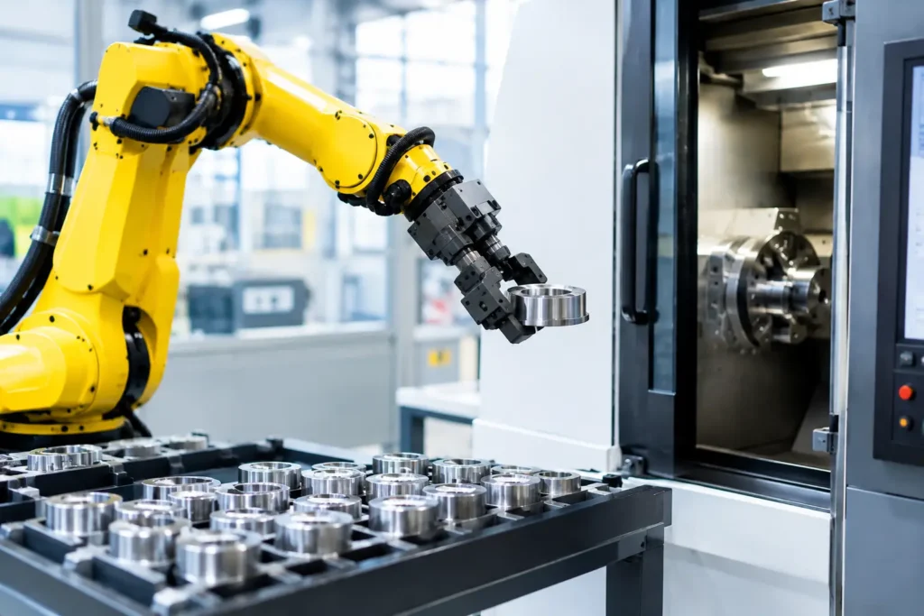 Maschinenbeschickung mit Robotik automatisieren