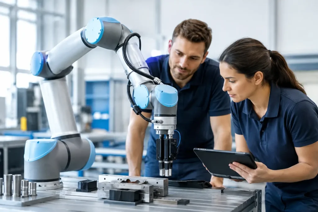 Cobot Modelle im Test für Produktionsbetriebe